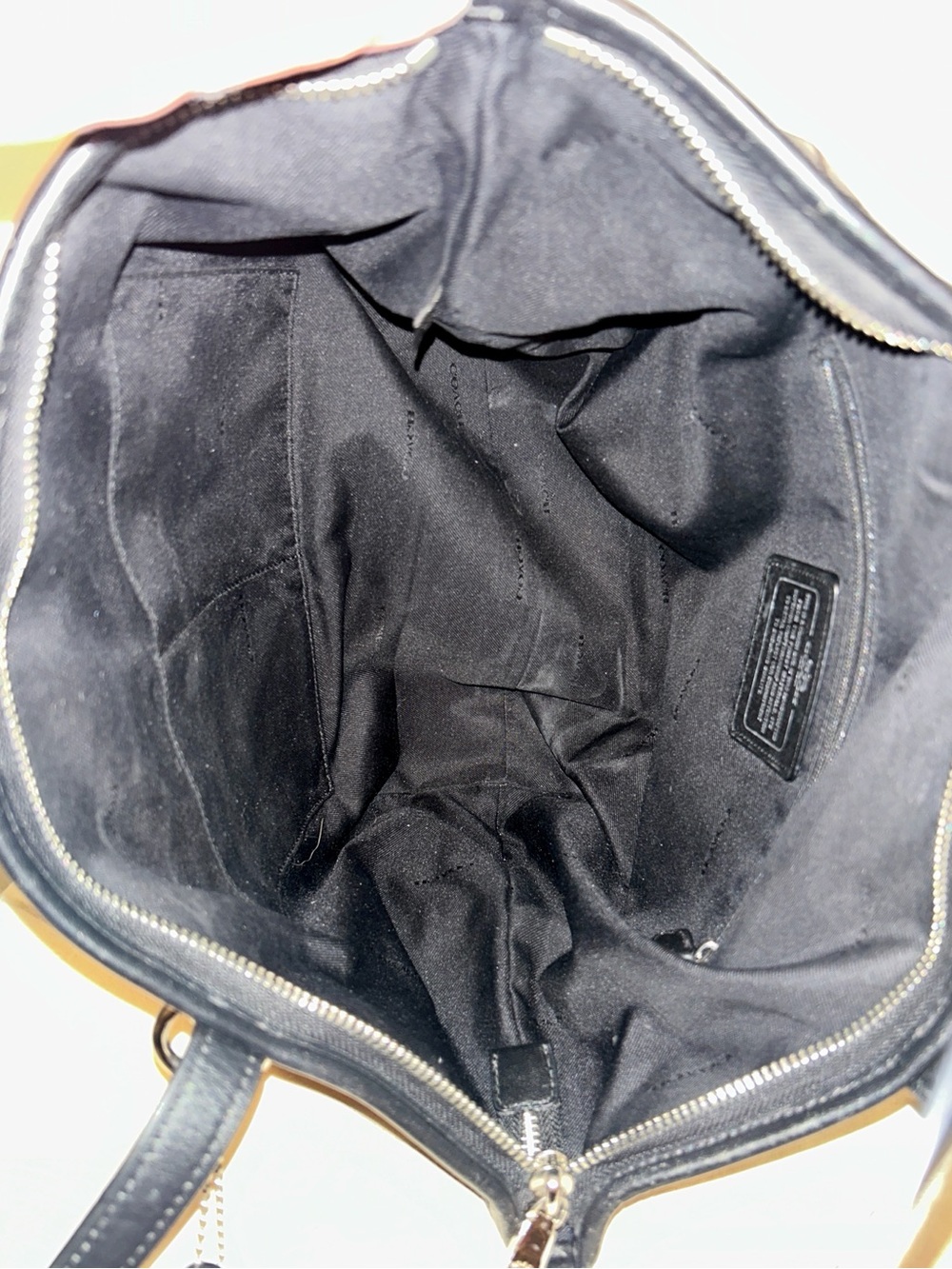 Coach Authentic Taylor Tote in Signature Jacquard with Fashion Heart Patch. - Picture 16 of 16